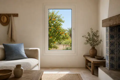 Oscilobatiente en salón